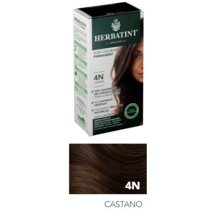 Herbatint 4N Castano colorazione permanente per capelli 135 ml Herbatint 4N Castano colorazione permanente per capelli 135 ml