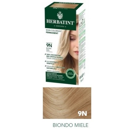 Herbatint 9N Biondo Miele colorazione permanente per capelli 135 ml Herbatint 9N Biondo Miele colorazione permanente per capelli 135 ml