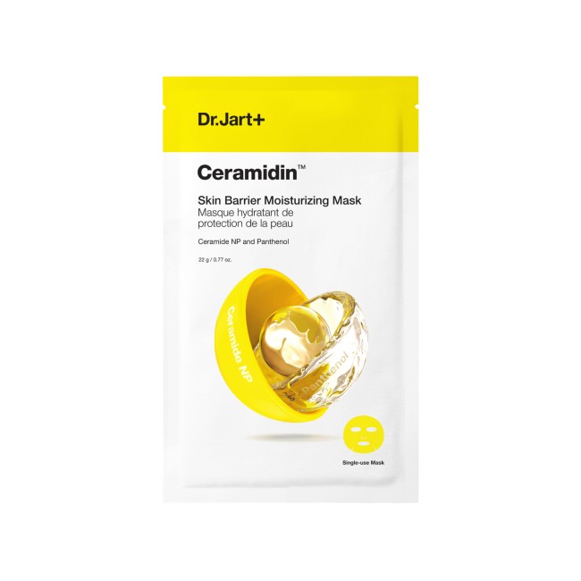 Dr. Jart+ Ceramidin Skin Barrier Moisturizing Mask maschera coreana in tessuto pelle secca 22 g