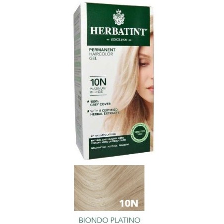 Herbatint 10N Platin colorazione permanente per capelli 135 ml Herbatint 10N Platin colorazione permanente per capelli 135 ml