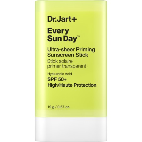 Dr. Jart+ Every Sun Day Ultra Sheer Priming Sunscreen Stick SPF50+ solare tascabile 19 g Dr. Jart+ Every Sun Day Ultra Sheer Priming Sunscreen Stick SPF50+ solare tascabile 19 g