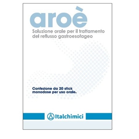 Italchimici Aroè Soluzione orale per il trattamento del reflusso 20 stick monodose Italchimici Aroè Soluzione orale per il trattamento del reflusso 20 stick monodose