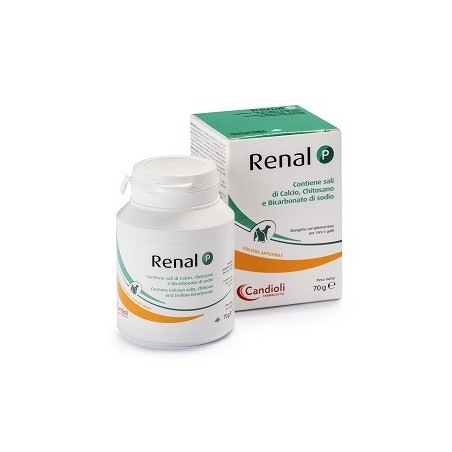 Candioli Renal P mangime complementare per cani e gatti barattolo da 70 g Candioli Renal P mangime complementare per cani e gatti barattolo da 70 g