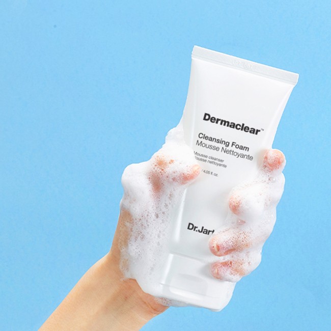 Dr. Jart+ Dermaclear Cleansing Foam schiuma detergente viso pelle secca 120 ml Dr. Jart+ Dermaclear Cleansing Foam schiuma detergente viso pelle secca 120 ml