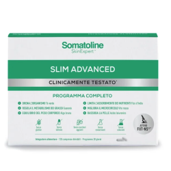 Somatoline Slim Advanced 120 compresse - Integratore drenante, snellente e per la pelle
