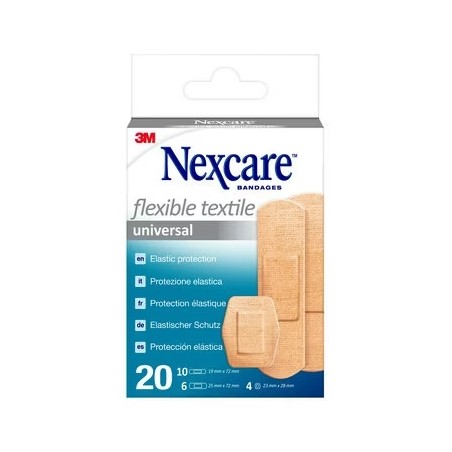 3m Cerotto Preparato Nexcare Textile N0420as Assortiti 3 Misure 10 Cerotti 19x72mm + 6 Cerotti 25x72mm + 4 Cerotti 22,5mm