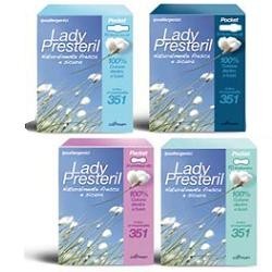Lady Presteril Pocket Proteggi slip 100% cotone ipoallergenico 24 pezzi