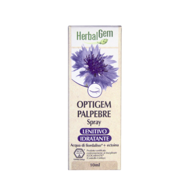 Herbalgem Bio Optigem Spray Lenitivo per le palpebre 10 ml