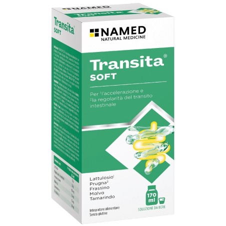 Named Transita Soft integratore lassativo per favorire transito intestinale 170 ml Named Transita Soft integratore lassativo per favorire transito intestinale 170 ml