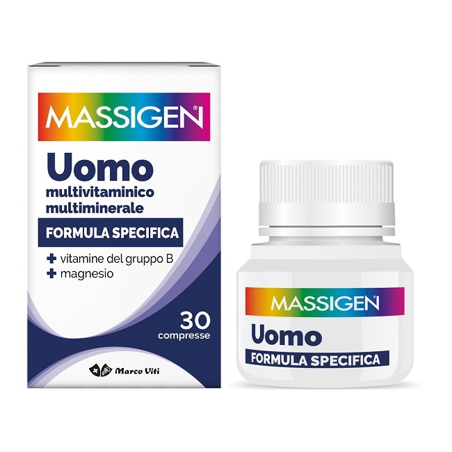 Marco Viti Massigen Uomo Multivitaminico E Multiminerale 30 Compresse Rivestite