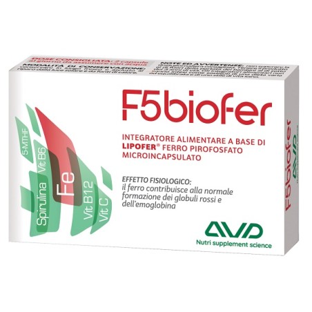 A. V. D. Reform F5 Biofer 30 Capsule Blister 14,8 G A. V. D. Reform F5 Biofer 30 Capsule Blister 14,8 G