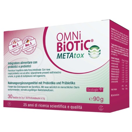 Institut Allergosan Omni Biotic Metatox probiotico 30 bustine da 3 g