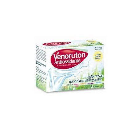 Venoruton Antiossidante 20 Bustine - Integratore per Gambe Leggere Venoruton Antiossidante 20 Bustine - Integratore per Gambe Leggere