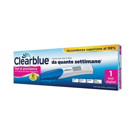 Clearblue test di gravidanza digitale con indicatore delle settimane 2 test Clearblue test di gravidanza digitale con indicatore delle settimane 2 test