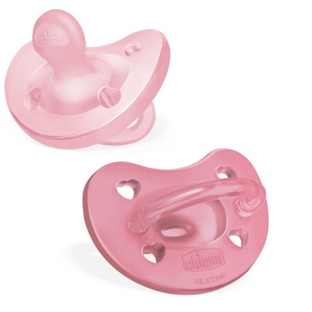 Chicco Gommotto Silicone Rosa 6-16 Mesi 2 Pezzi Chicco Gommotto Silicone Rosa 6-16 Mesi 2 Pezzi