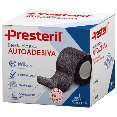 Presteril Benda Elastica Autoadesiva Latex Free 5 cm x 4,5 m Presteril Benda Elastica Autoadesiva Latex Free 5 cm x 4,5 m
