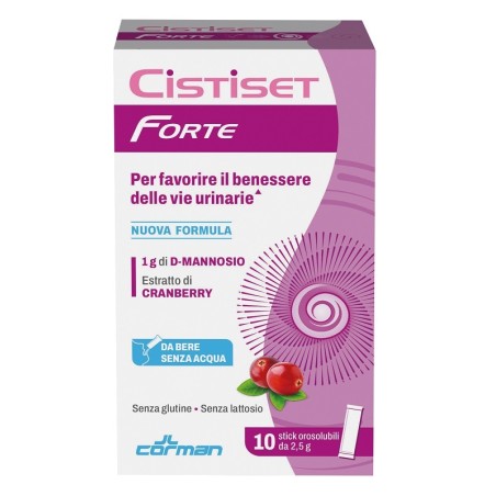 Cistiset Forte Vie Urinarie 10 Stick Orosolubili