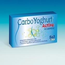 Carbo Yoghurt Active integratore contro gas intestinali 30 compresse