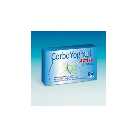Carbo Yoghurt Active integratore contro gas intestinali 30 compresse