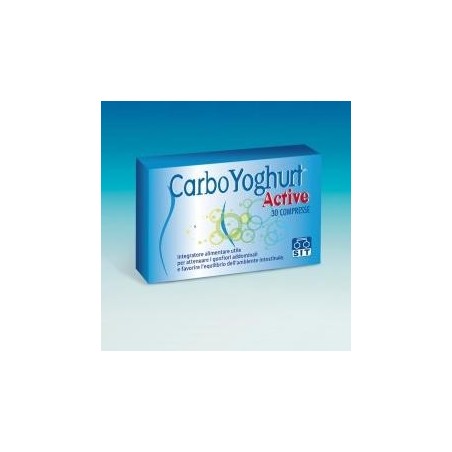 Carbo Yoghurt Active integratore contro gas intestinali 30 compresse Carbo Yoghurt Active integratore contro gas intestinali 30 compresse
