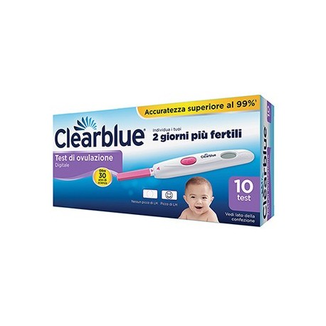 Clearblue test d'ovulazione digitale per concepimento - 10 pezzi