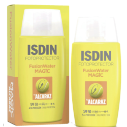 50 ml di Isdin Fotoprotector Fusion Water Magic spf 50+.