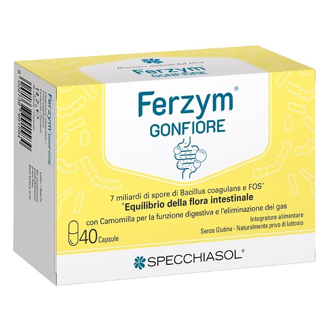 Specchiasol Ferzym Gonfiore 40 Capsule