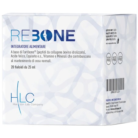 Horizon Lab Company Rebone integratore a base di collagene per le ossa 20 fiale Horizon Lab Company Rebone integratore a base di collagene per le ossa 20 fiale