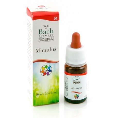 Guna Mimulus gocce 10 ml - Fiori di Bach per paure, fobie, timidezza