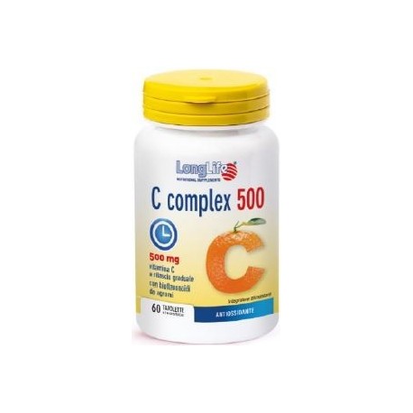 Longlife C Complex 500 60 Tavolette Integratore Vitamina C
