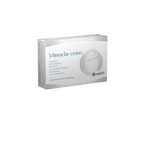 Vitreoclar Crono integratore per il corpo vitreo 20 compresse Vitreoclar Crono integratore per il corpo vitreo 20 compresse