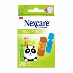3m Cerotti Nexcare Kids Plasters Animals 20 Pezzi Assortiti