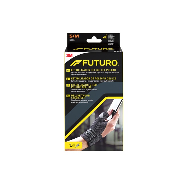3m Stabilizzatore Per Pollice Futuro Nero Small/medium 1 Pezzo 3m Stabilizzatore Per Pollice Futuro Nero Small/medium 1 Pezzo