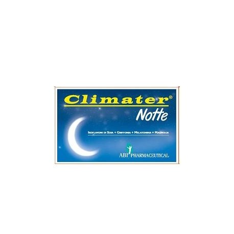 Climater Notte integratore per disturbi della menopausa e del sonno 20 compresse