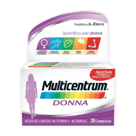 Multicentrum Donna integratore multiviminico e multiminerale 30 compresse