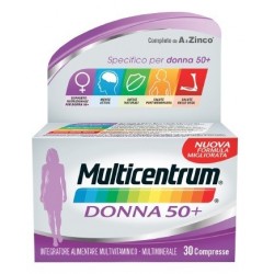 Multicentrum Donna 50+ integratore multivitaminico multiminerale 30 compresse