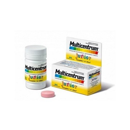 Multicentrum Junior integratore multivitaminico per bambini dai 4 anni 30 compresse masticabili Multicentrum Junior integratore multivitaminico per bambini dai 4 anni 30 compresse masticabili