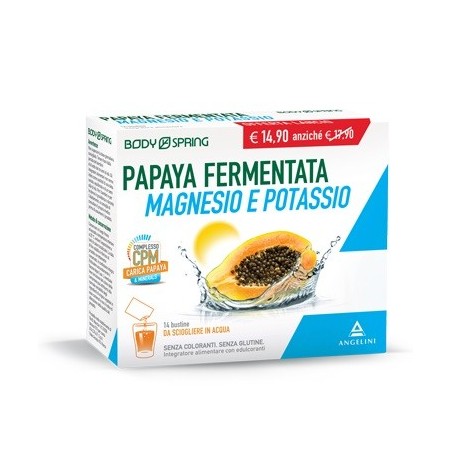 Energya Papaya fermentata Magnesio Potassio integratore ricostituente 14 bustine Energya Papaya fermentata Magnesio Potassio integratore ricostituente 14 bustine