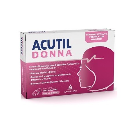 Acutil Donna - Integratore Alimentare per il Benessere Mentale della Donna 20 compresse