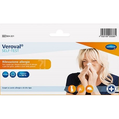 Veroval Self-Test Allergie - Autotest per la Rilevazione di Allergie