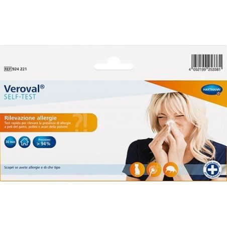 Veroval Self-Test Allergie - Autotest per la Rilevazione di Allergie Veroval Self-Test Allergie - Autotest per la Rilevazione di Allergie