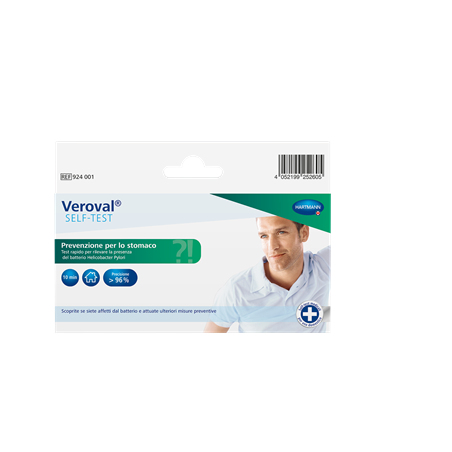 Veroval Self-Test Prevenzione per lo Stomaco - Autotest per la Rilevazione dell'Helicobacter Pylori