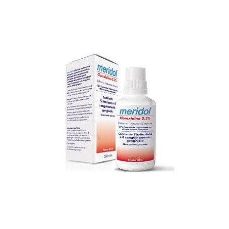 Meridol Collutorio con Clorexidina 0.2% per gengive che sanguinano 300 ml Meridol Collutorio con Clorexidina 0.2% per gengive che sanguinano 300 ml