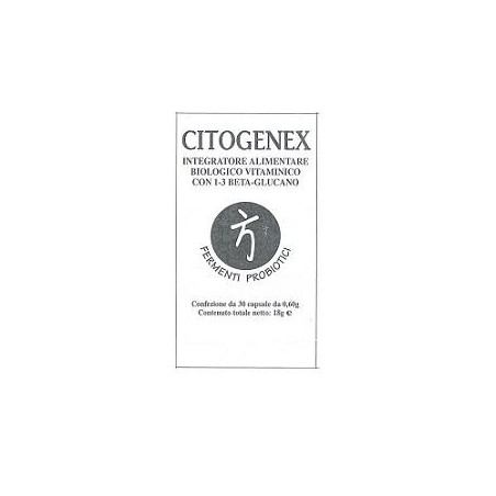 Citogenex 30 capsule - Integratore di fermenti lattici Citogenex 30 capsule - Integratore di fermenti lattici