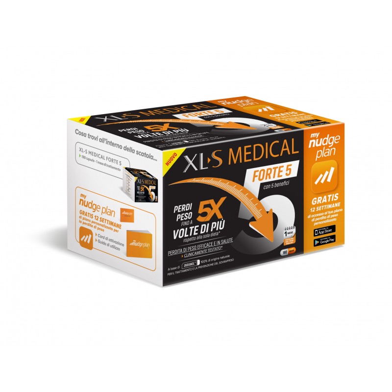 XLS Medical Forte 5 180 Capsule - Integratore per la Perdita di Peso
