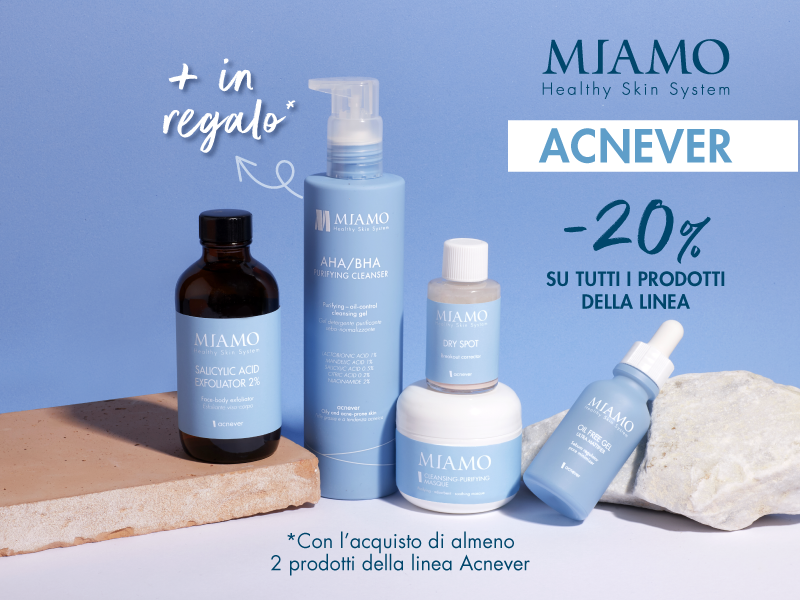 Ricevi in omaggio il detergente Miamo AHA BHA Purifying Cleanser - PROMOZIONE TERMINATA