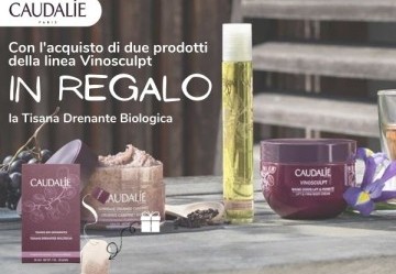 Drenanti anticellulite Caudalie e tisana biologica in omaggio -  PROMOZIONE TERMINATA