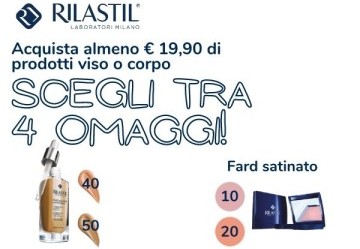 Con il tuo acquisto Rilastil ricevi un omaggio make up - PROMOZIONE TERMINATA