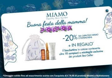 Sacchettino in cotone con omaggi esclusivi Miamo - OFFERTA TERMINATA