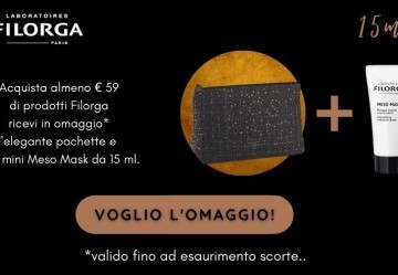 Speciale omaggio Filorga: pochette + Meso Mask - OFFERTA TERMINATA